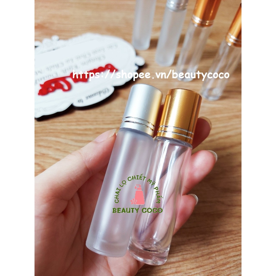 Combo 50 Lọ bi lăn thủy tinh 10ml