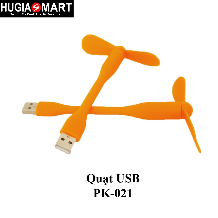 Quạt USB ⚡ Hugiasmart ⚡ Quạt USB 2 cánh cực mát màu ngẫu nhiên hàng sẵn