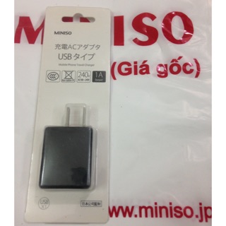 Củ 1A sạc ip,samsung,android...Miniso