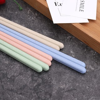 Set 4 đôi đũa chất liệu lúa mạch an toàn cho bé