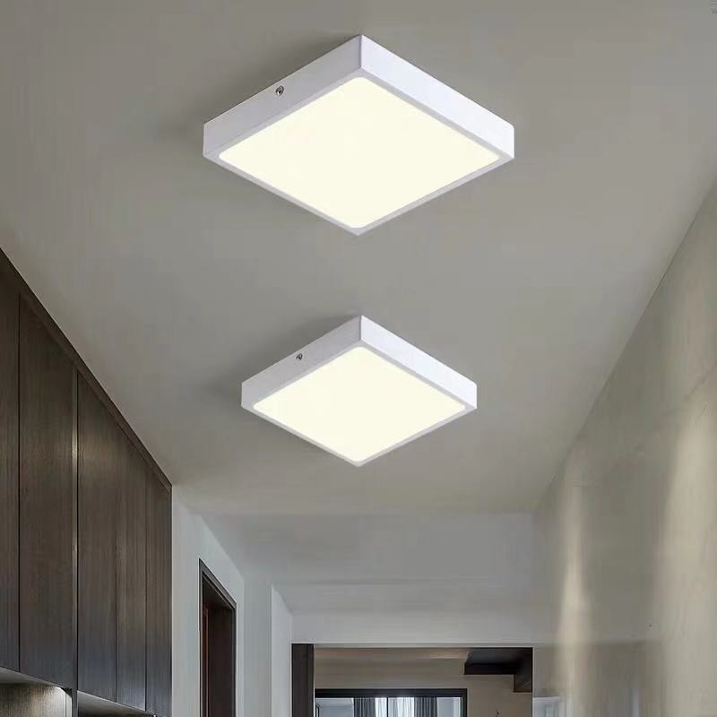 Đèn LED ốp trần nổi vuông 12W,18W,24W - ánh sáng trắng, bảo hành 12 tháng; Đèn led áp trần trang trí nội ngoại thất