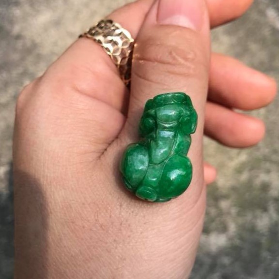 TỲ HƯU ĐÁ SƠN THỦY XANH ĐẬM- HÀNG A.