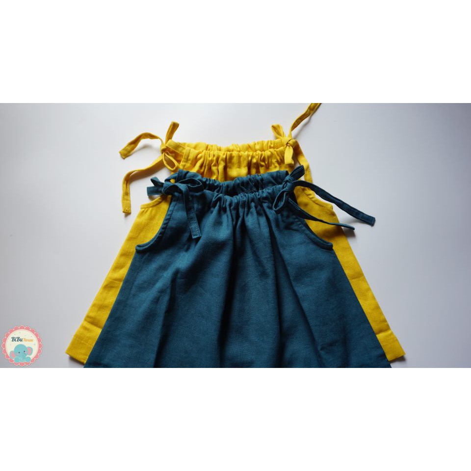 Set linen áo 2 dây + quần