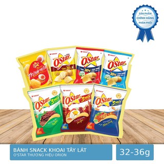 Bánh Snack Khoai Tây Lát O'star 3 Miền 32g