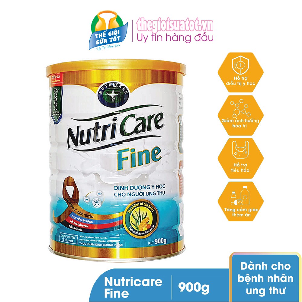 Sữa bột Nutricare Fine Cho Người Bị Ung Thư KL:900g