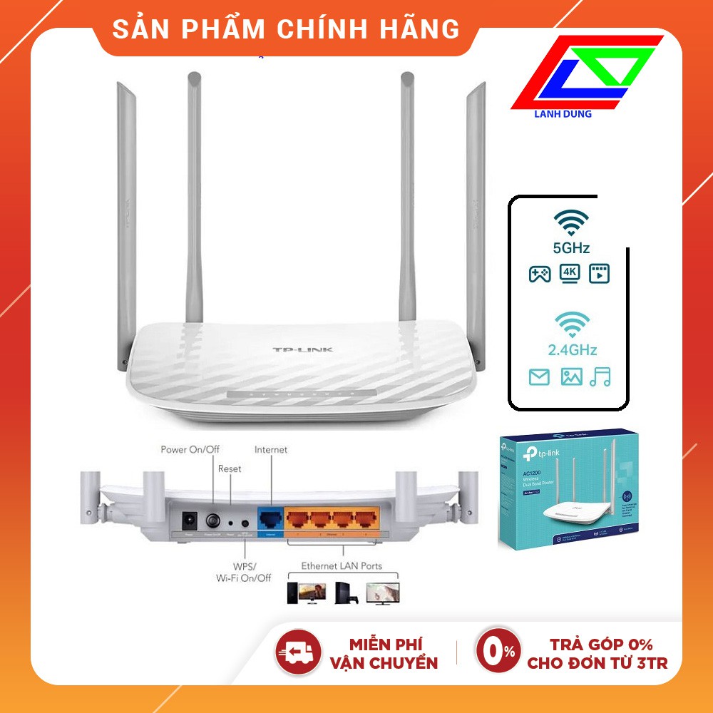 CHÍNH HÃNGBộ phát sóng TP-Link Archer C50 (chính hãng) | BigBuy360 - bigbuy360.vn