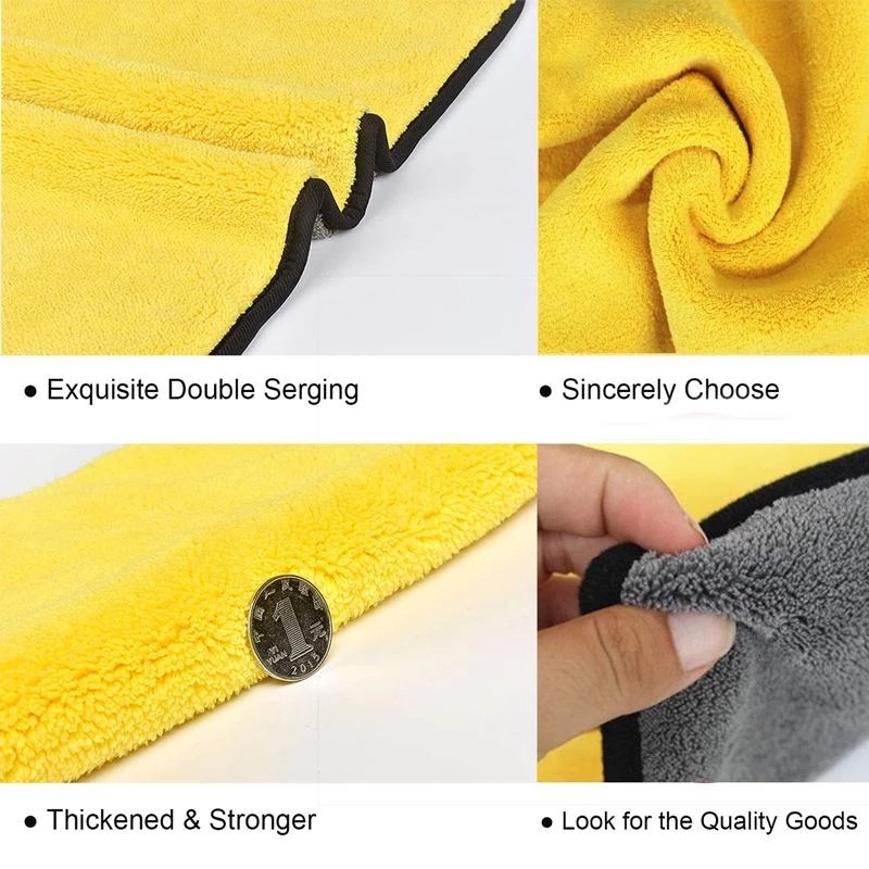 Khăn Lau Xe Hơi Chất Liệu Sợi Polyester Thấm Hút Tốt Tiện Dụng