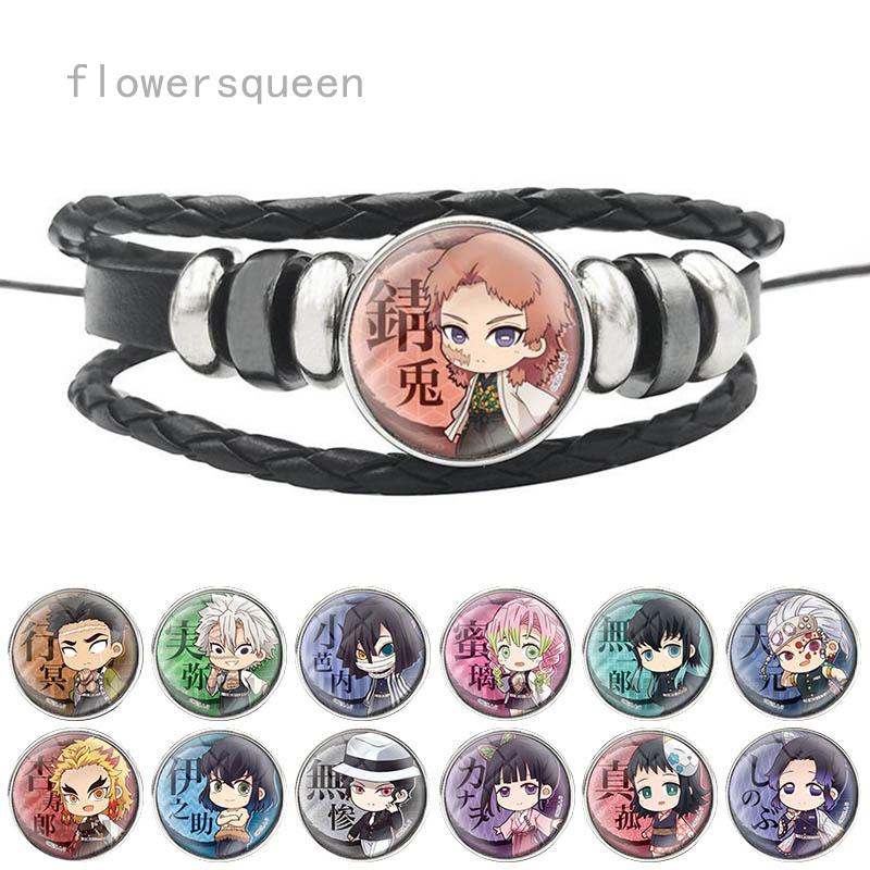 flowersqueen Vòng Tay In Hình Nhân Vật Hoạt Hình Nhật Bản