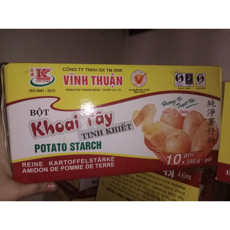 bột khoai tây Vĩnh Thuận 1 thùng