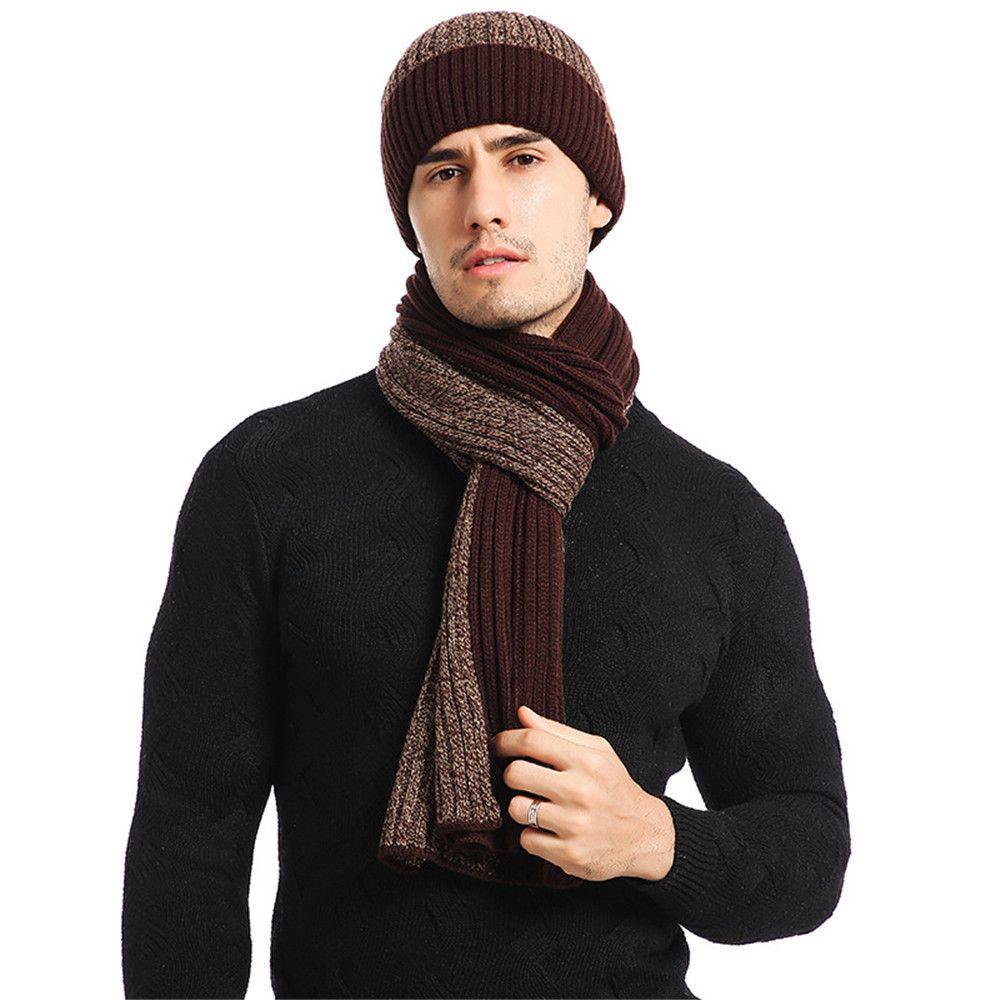 Set Mũ beanie Kèm Găng Tay Cảm Ứng Cho Nữ