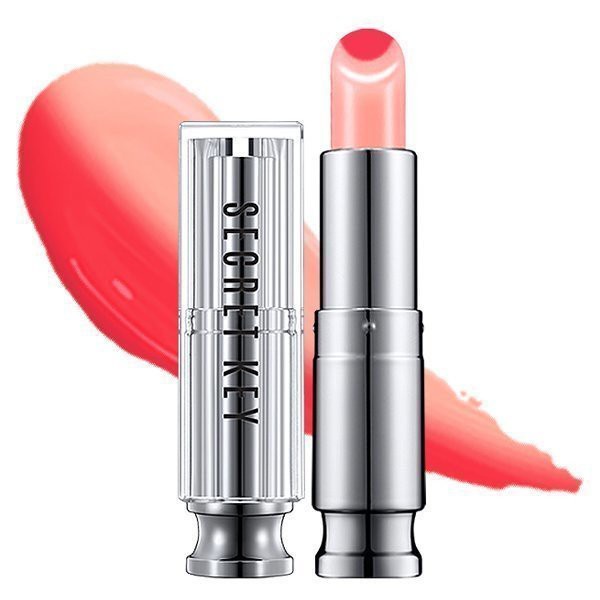 Son dưỡng môi 2 màu Secret Key Sweet Glam Two Tone Glow 3.8g #Fresh Coral _ Son Dưỡng Có Màu _ Secret Key Chính Hãng