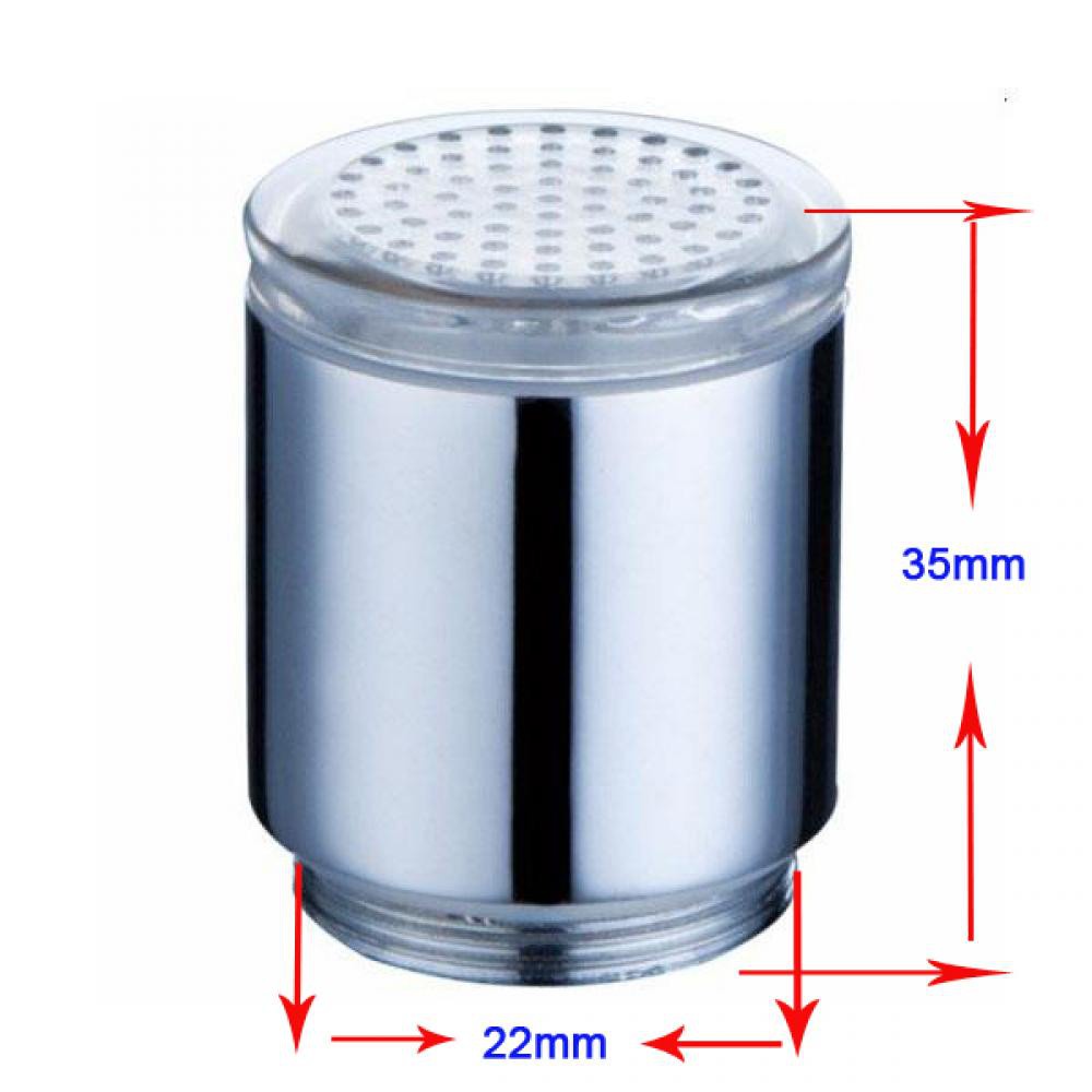 Đầu Vòi Nước Cảm Biến Nhiệt Độ Có Đèn Led Nhiều Màu Sắc Xanh Lá/Đỏ/Xanh Lá Dành Cho Phòng Tắm/Nhà Bếp