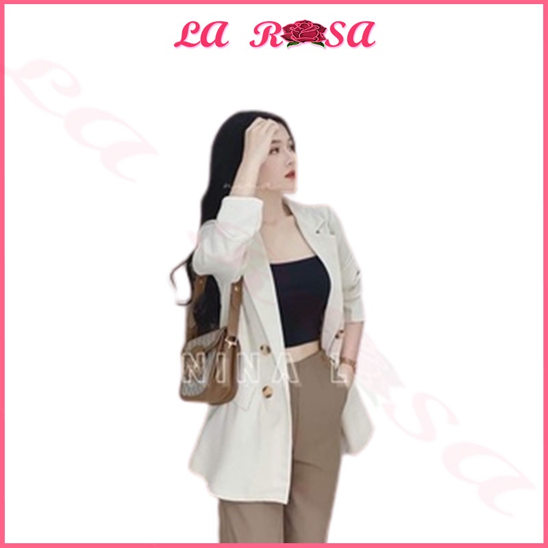 Áo Blazer 3 Màu 2 Lớp Chất Liệu Vải Tuyết Mưa Cao Cấp Mã 0519 - La Rosa | BigBuy360 - bigbuy360.vn