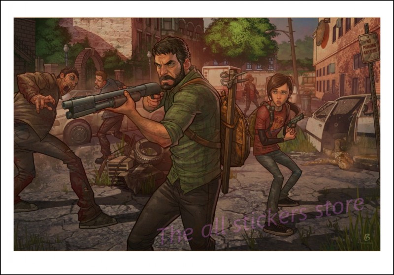 Áp Phích Dán Tường Trang Trí Nội Thất Hình Game The Last Of Us