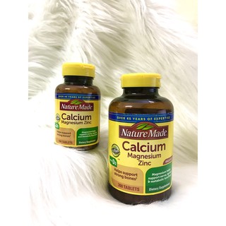 [Mẫu mới] Nature Made Canxi magie kẽm 100 viên và 300 viên