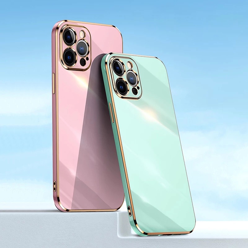 Nhà ở Silicone mềm với mạ vuông Cho Realme GT GT2 Pro Neo3 Neo2 Neo 3 2 X7 V15 Q3 X2 XT 4G 5G 2022