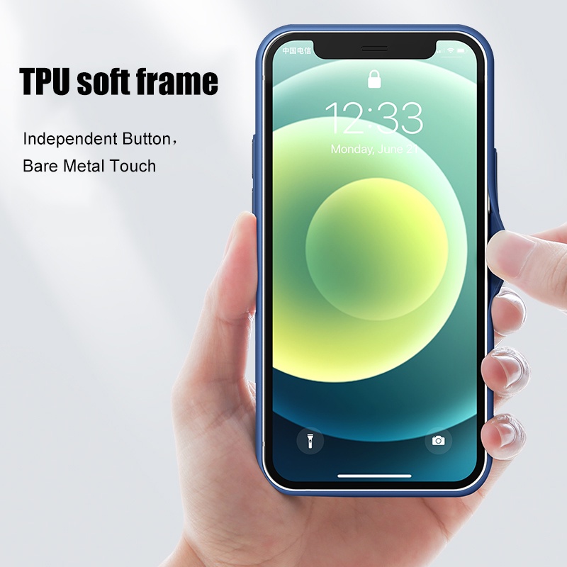 Ốp lưng nhám chống sốc va đập bảo vệ camera cho iPhone 14 Pro Max X XS XR