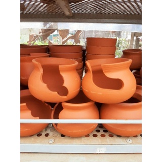 Chậu đất nung lu xẻ