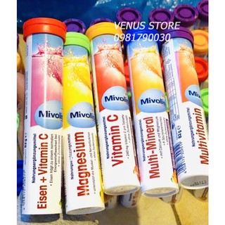 Sủi Mivolis Đức đủ loại vị trái cây - Tuýp 20 viên