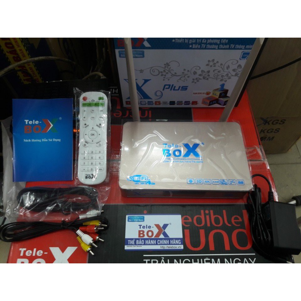 Đầu Android tv box TeleBox X9 plus RAM 2GB