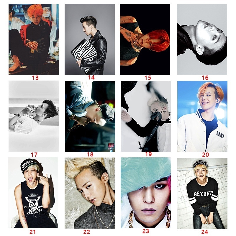 Poster in hình ca sĩ G-dragon trang trí nhà cửa