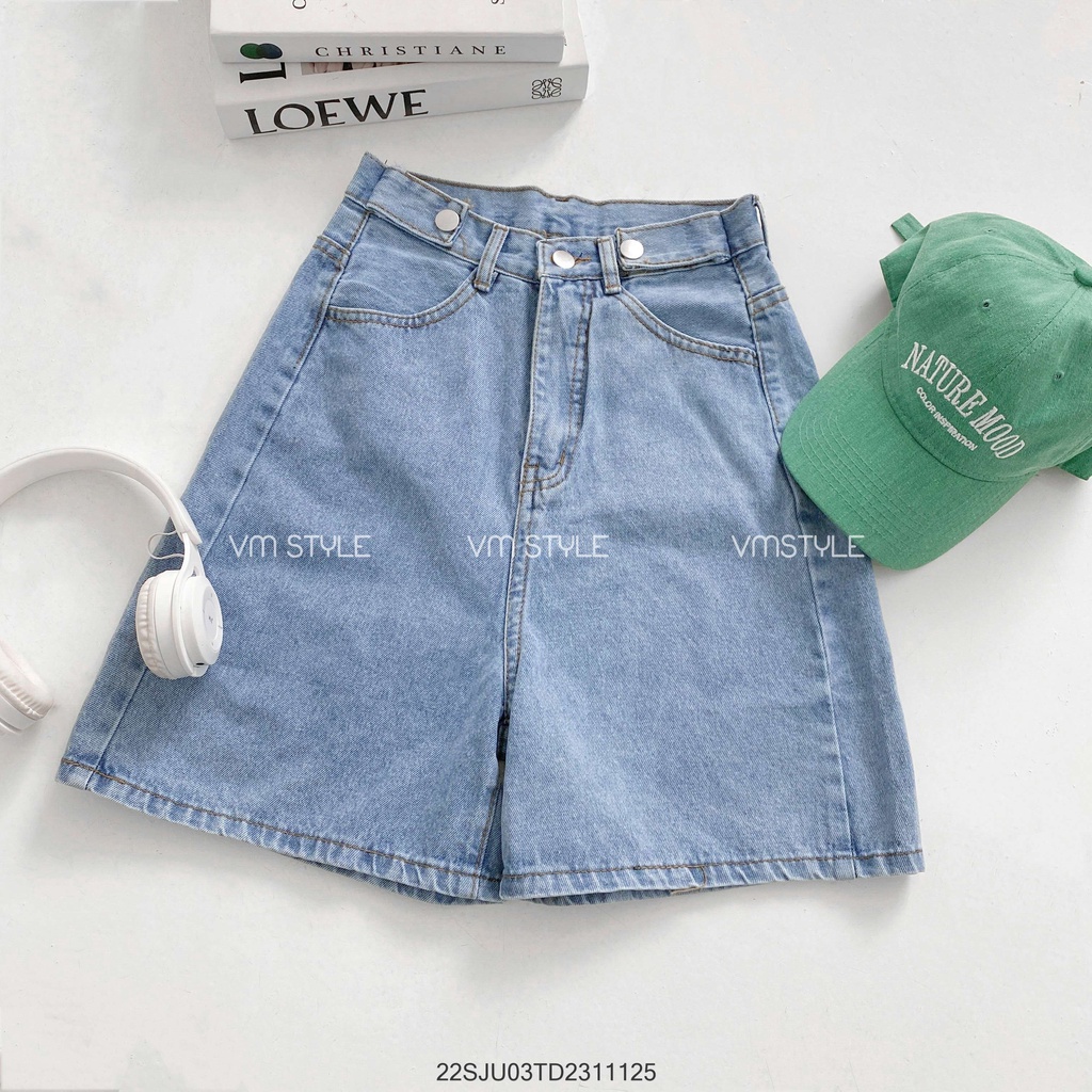 Quần ngố lưng shorts jeans cạp kiểu 064 lưng cao nữ ulzzang VM STYLE 22SJU03TD2311