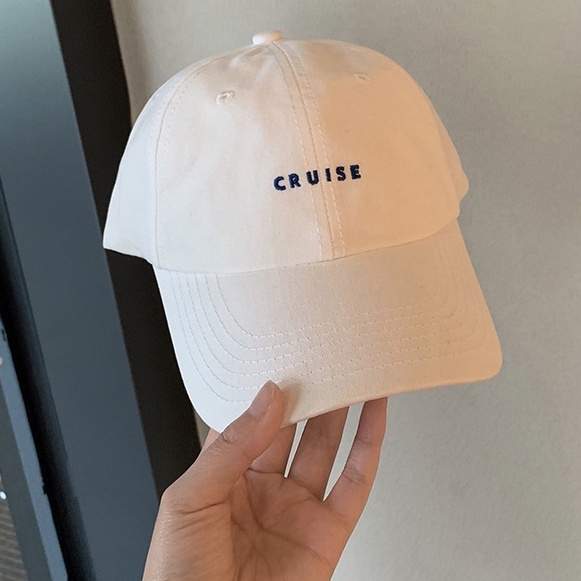 Mũ lưỡi trai cao cấp, nón kết thêu chữ cruise chất kaki form unisex nam nữ - LT03