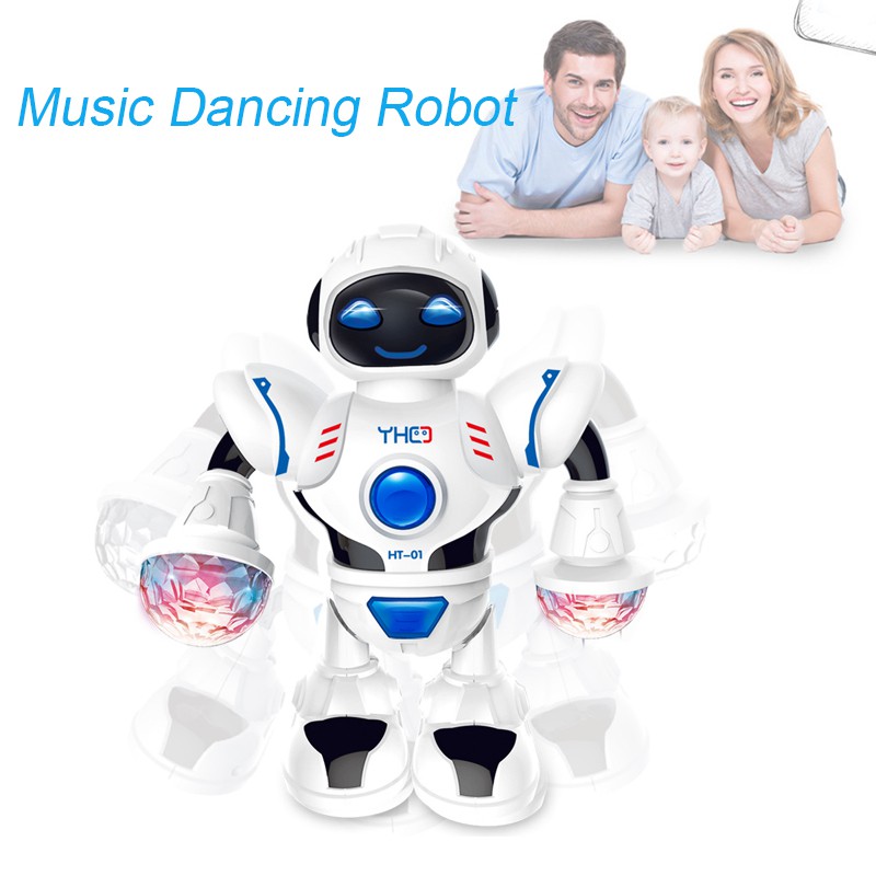 Đồ Chơi Trẻ Em Robot Biết Phát Sáng Và Nhảy Múa Theo Nhạc