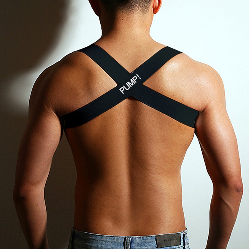 Dây đeo vai thể dục PU5501 bằng nylon co giãn thoải mái ôm sát cho nam