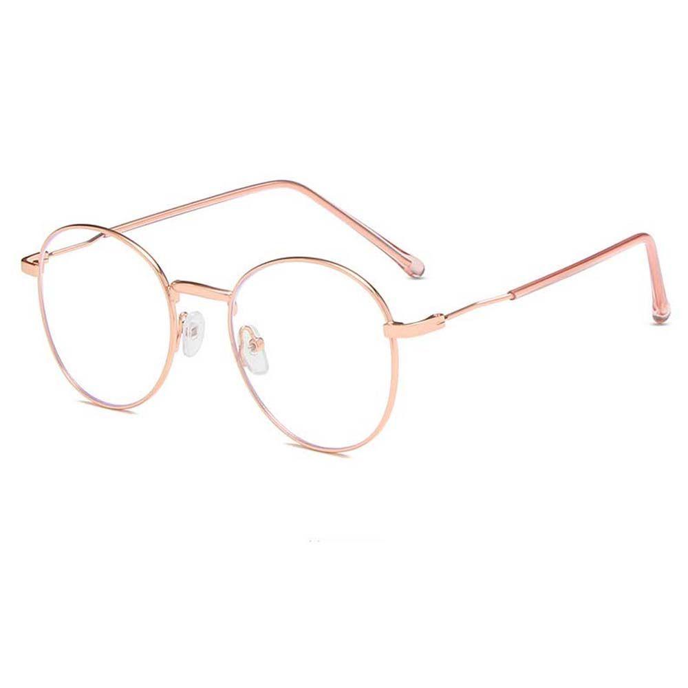 Gọng Kính Tròn Màu Ngà Thời Trang|Mắt Kính Gọng Tròn Chống Bức Xạ Thời Trang Hàn Quốc