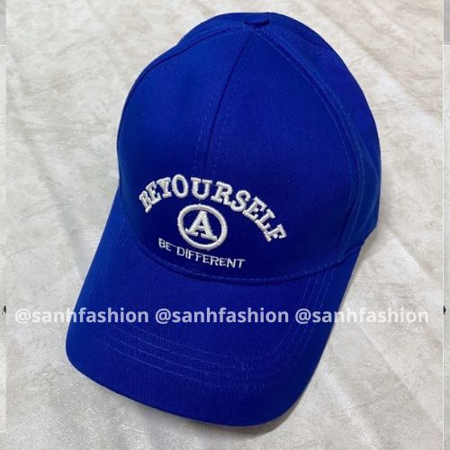Mũ lưỡi trai thêu chữ BE YOUR SELF Nón kết chất kaki cao cấp thời trang form unisex nam nữ_SÀNH FASHION