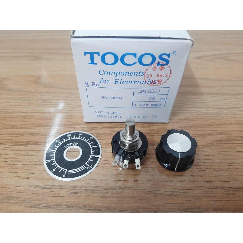 Bộ biến trở tocos RV24YN 20S B103 / B502 / B504 / B102 / B503 / B203 / B202 / B104 / B302