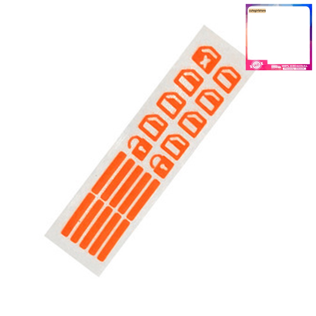 Miếng Dán Trang Trí Nút Bấm Cửa Xe Hơi Phản Quang Tự Dính Chất Liệu Pet