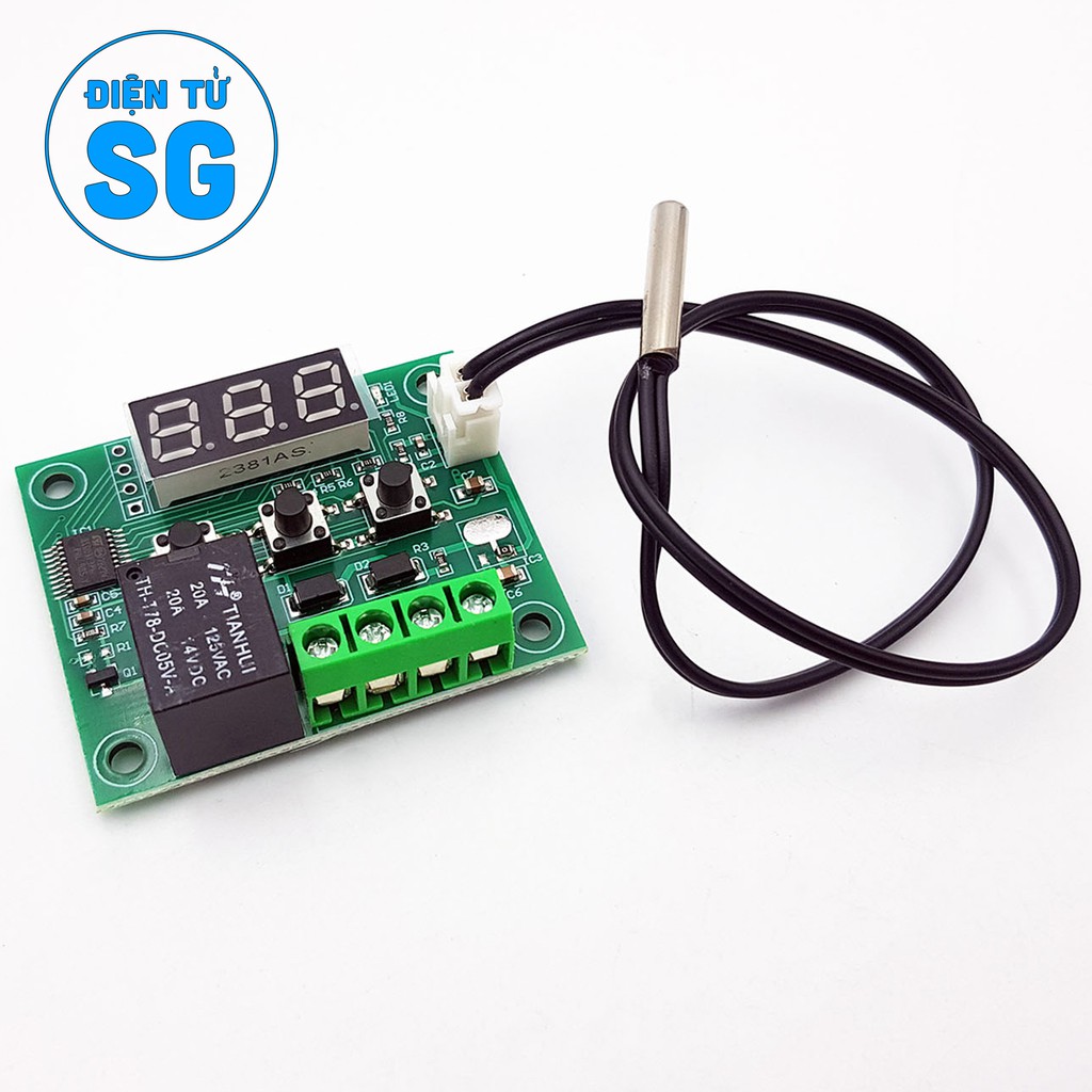 Mạch khống chế nhiệt độ relay chỉnh mức XH-W1209 5VDC - 12VDC