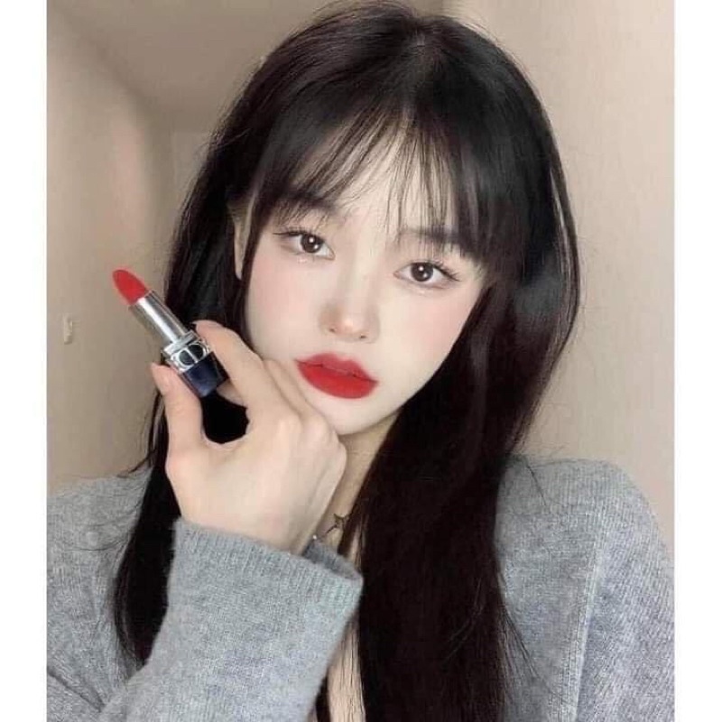 CHÍNH HÃNG - Son thỏi Rouge Dior Couture Colour Lipstick 999 Velvet LAMII BEAUTY