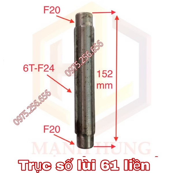 trục số lùi 61 liền