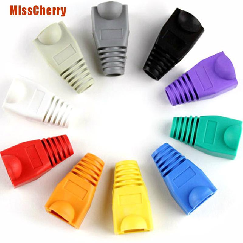 Set 20 Đầu Nối Dây Cáp Mạng Rj45 8p8c Chuyên Dụng Cho Cat 5 / 5e