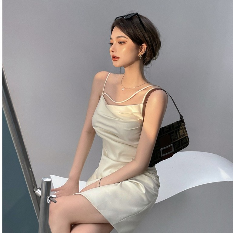 Đầm Hai Dây Trơn Màu Gợi Cảm Dành Cho Nữ | BigBuy360 - bigbuy360.vn