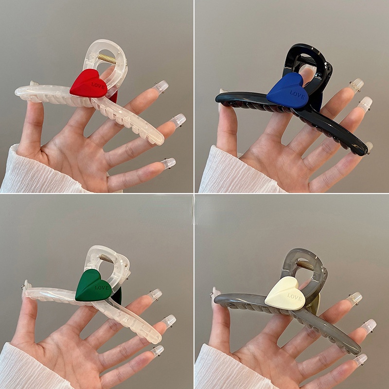 Love grab Kẹp Tóc Hình Cá Mập Lớn Thời Trang Mùa Hè Mới Cho Nữ