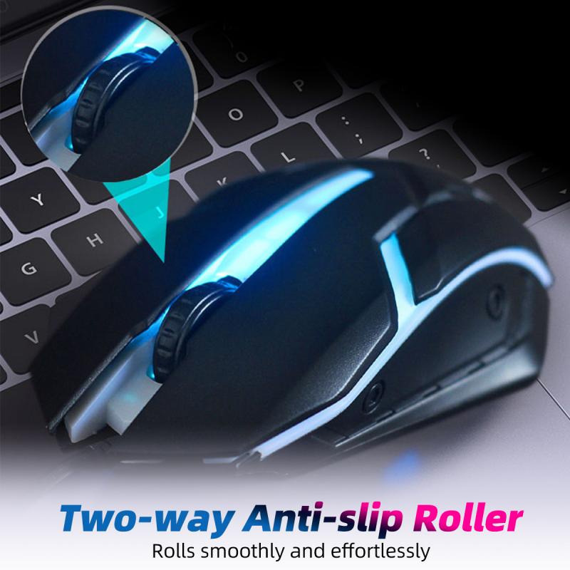 Chuột quang HdoorLink có dây 3 nút bấm 1600 dpi 1.2m dùng để chơi game