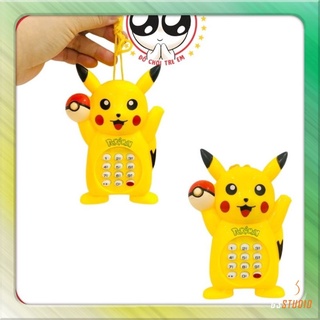 Đồ chơi điện thoại pikachu dùng pin bấm phát nhạc vui nhộn dành cho bé