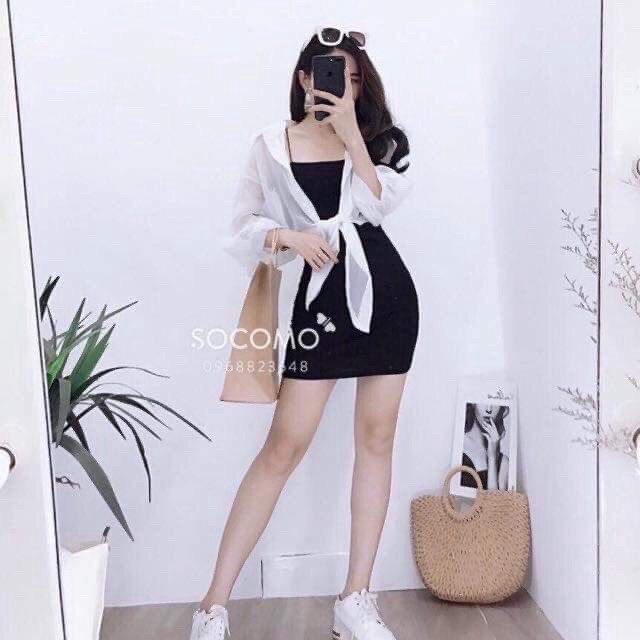 Váy 2 Dây Mảnh Body Sexy Kèm Ảnh Thật | BigBuy360 - bigbuy360.vn