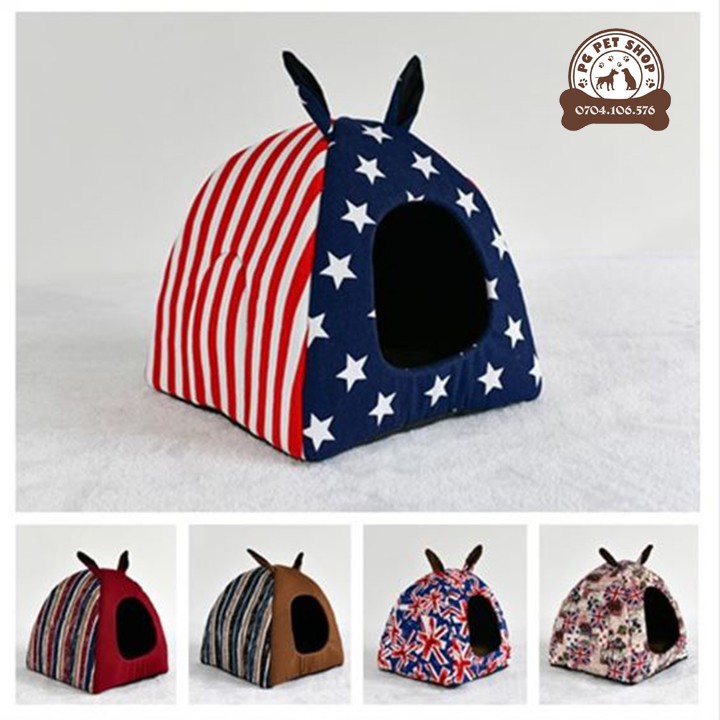 💥Giá Gốc Tận Xưởng💥 Nhà Nằm - Nệm Cho Chó Mèo Màu Cờ Anh 💥PG Pet Shop – OA1