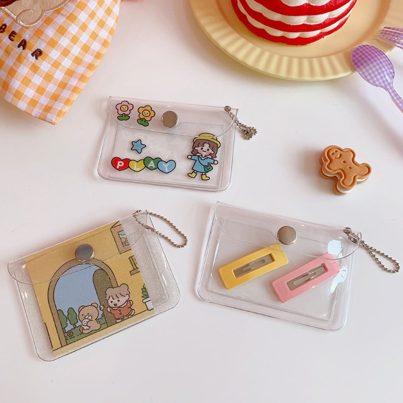 Ví Đựng Thẻ Tín Dụng Bằng PVC Trong Suốt Dành Cho Nữ