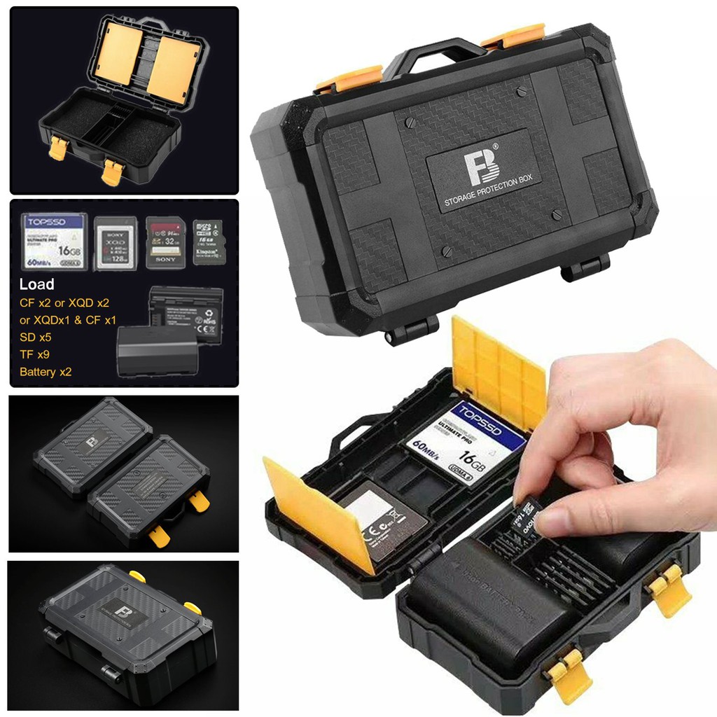 [Mã 2404EL10K giảm 10K đơn 20K] HỘP CHỐNG SOCK - CHỐNG NƯỚC TUYỆT ĐỐI CHO PIN THẺ NHỚ FB-SCB08