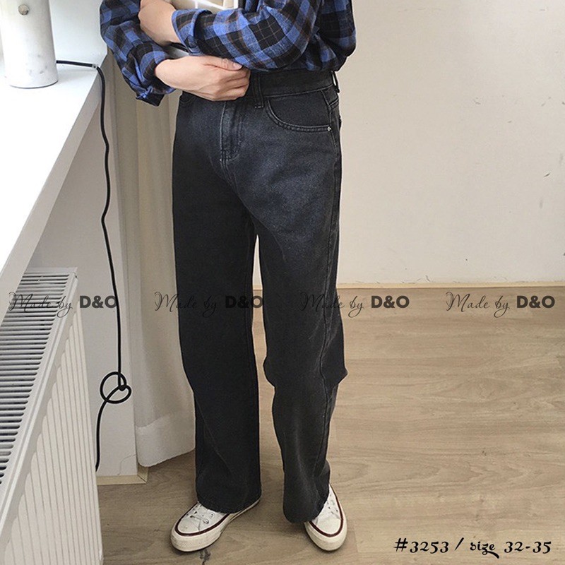 [Size 30~35] Quần Suông Dài Bigsize Nữ - Xám Tây Basic - Lưng Siêu Cao / Quần Jean Ống Rộng/ Quần Suông Ống Rộng