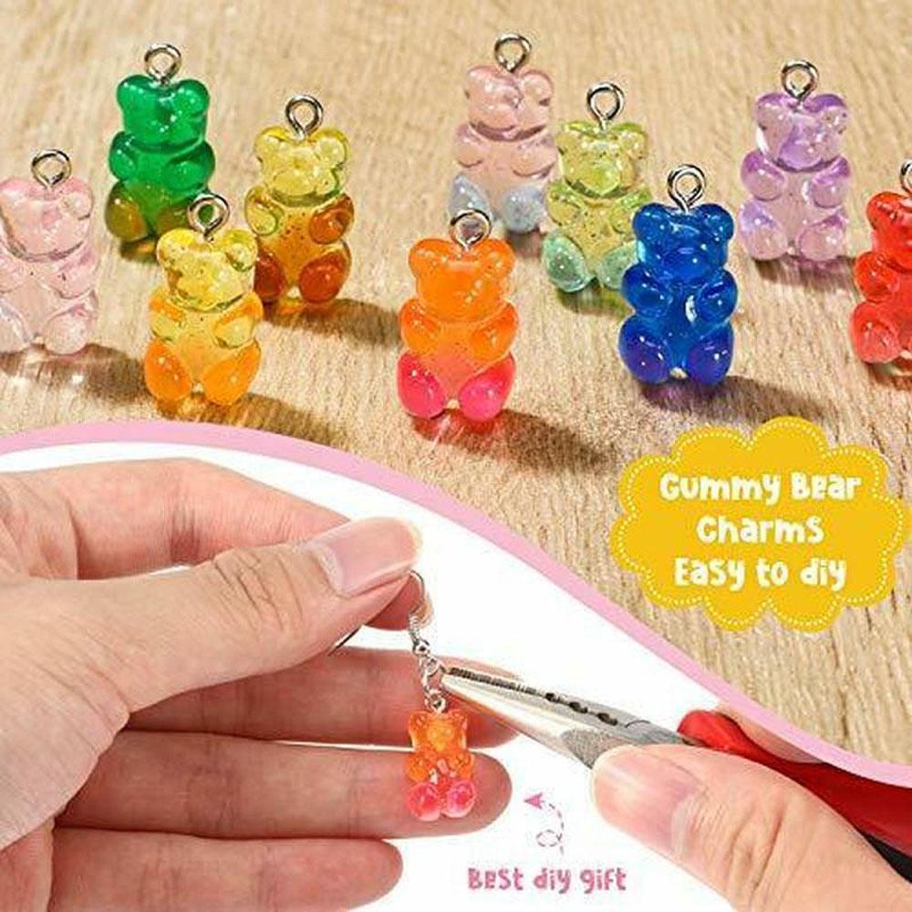 Mặt Vòng cổ Hình Gấu Gummy Dễ Thương 23 * 11mm