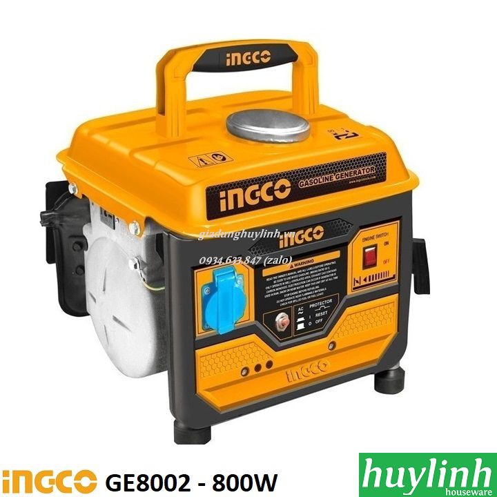 FREESHIP Máy phát điện chạy xăng Ingco GE8002 - 800W