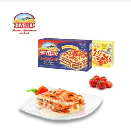 [Hàng Chính Hãng] Mì Lá Divella Lasagne Số 109 – Hộp Xanh Không Trứng 500g