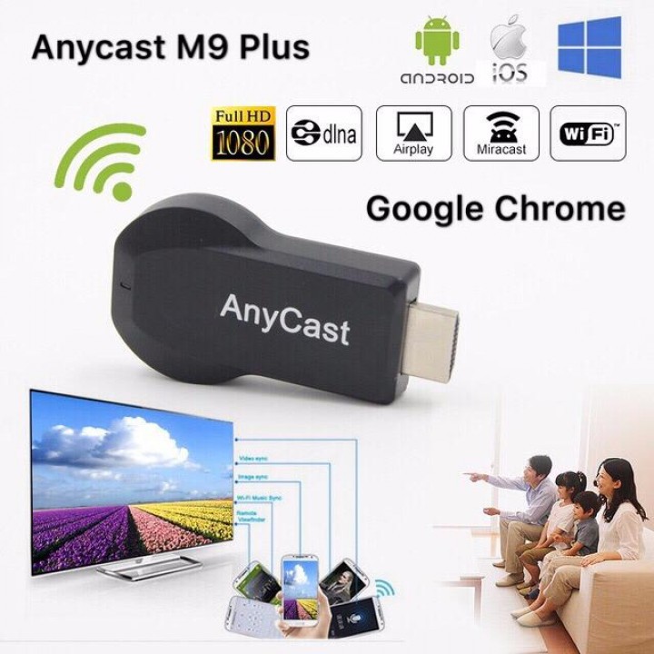 HDMI không dây Anycast M9 Plus Tốc độ cao và mạnh 2019